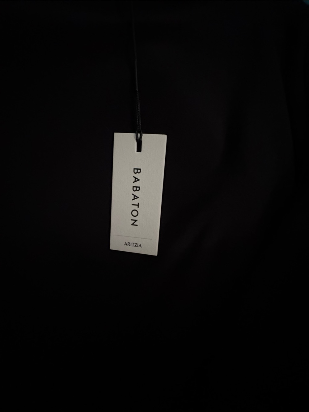Aritzia Babaton Swan Mini Dress NWT-black - Picture 7 of 8